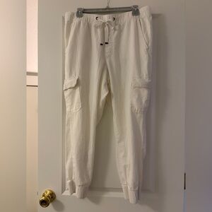 Women’s White Cargo Pants